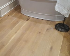 Wide plank floor