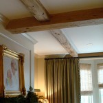 Antique Oak Hand Planed Beams