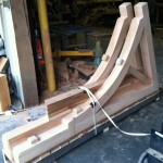 Custom heavy timber brackets & braces