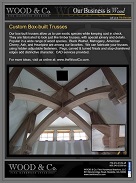 Custom Walnut Box-built Trusses