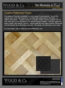 Custom Parquetry Floor