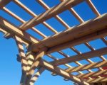post and beam trellis