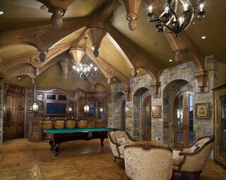 Ash decorative wood trusses