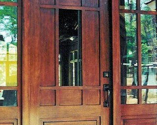 Custom Mahogany Doors