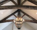 Antique Hand-hewn Original Patina Timber Arched-chordTrusses
